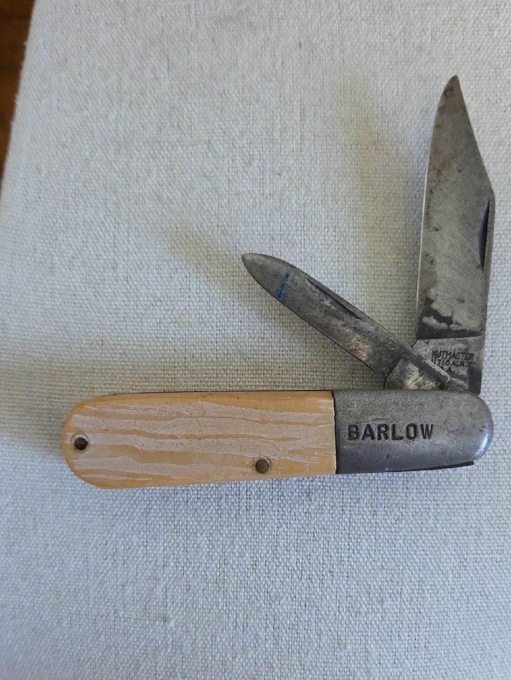 Vintage Barlow Folding Two Blade Knife